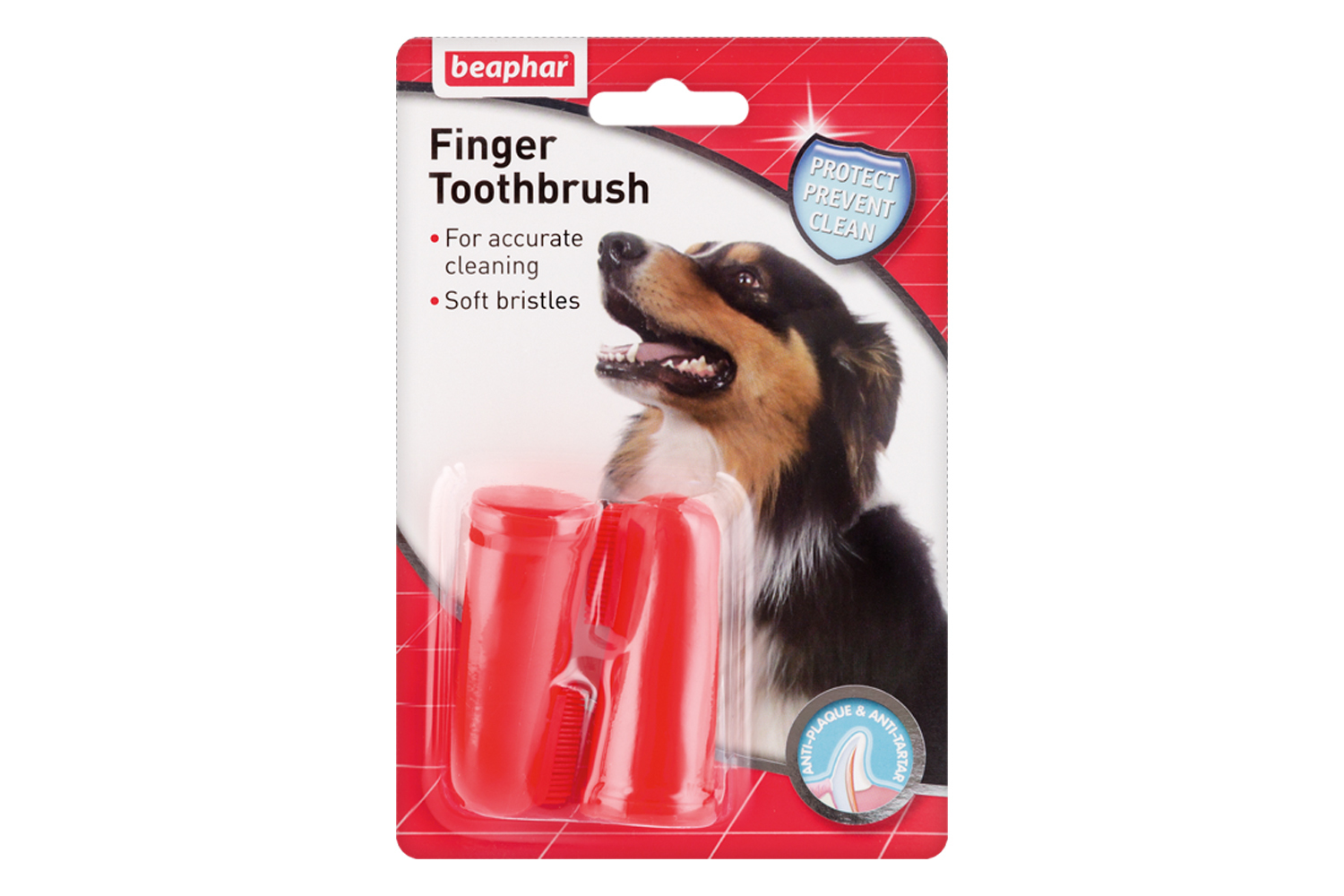 Фото Зубная щетка-напалечник Beaphar Finger Toothbrush для собак, 2 шт/уп. 