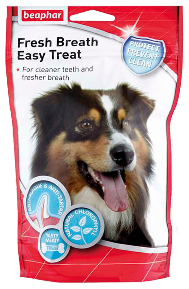 Фото Подушечки Beaphar Fresh Breath Easy Treat для чистки зубов собак 150 г 
