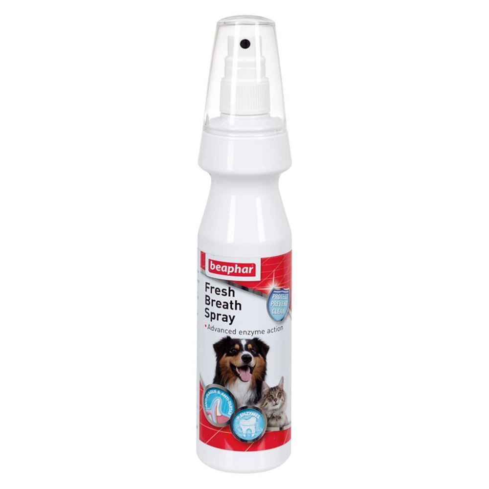 Фото Спрей Beaphar Fresh Breath Spray для чистки зубов у собак 150 мл 