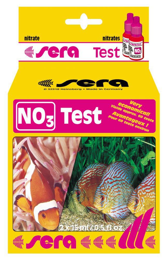 Фото Тест Sera для воды NO3-Test нитраты 15 мл 