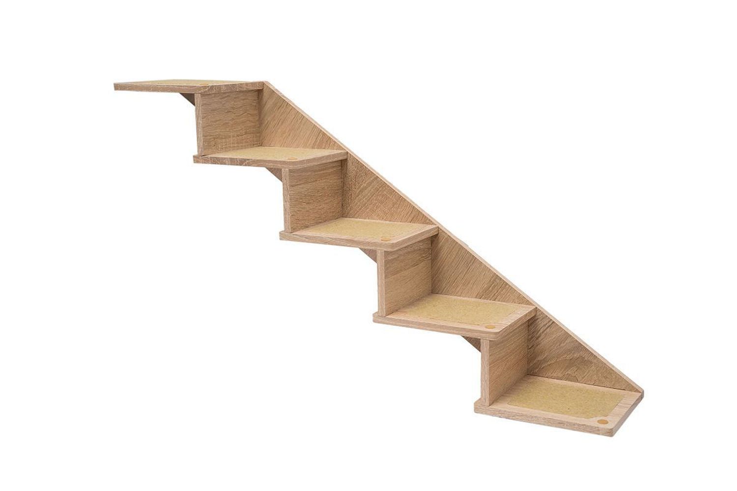 Фото Настенная лестница ZooM "Паркур" классика, 5 ступеней, 80*13,3*10,1 см 