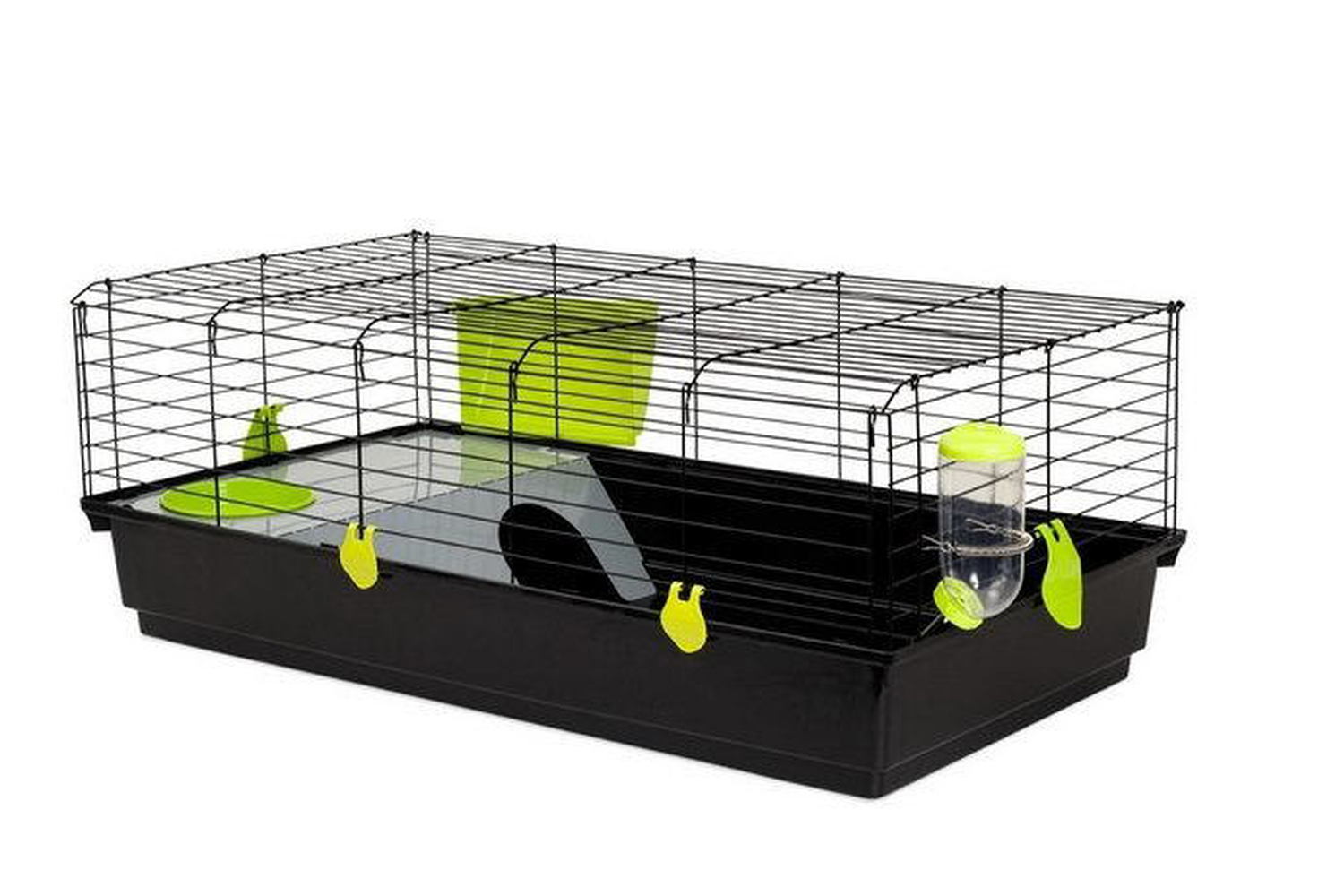 Фото Клетка Voltrega для кроликов и морских свинок (536), черная 100*55*39 см