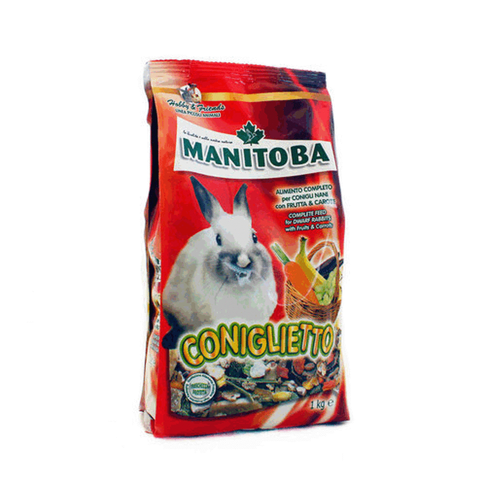 Фото Корм Manitoba Coniglietto с фруктами для кроликов 1 кг 