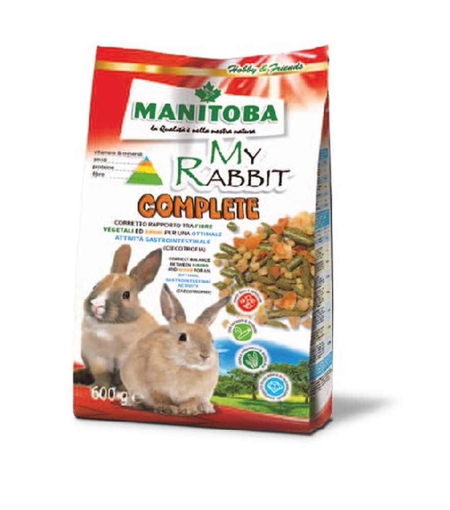 Фото Корм Manitoba My rabbit complete корм для карликовых кроликов, 600 г 