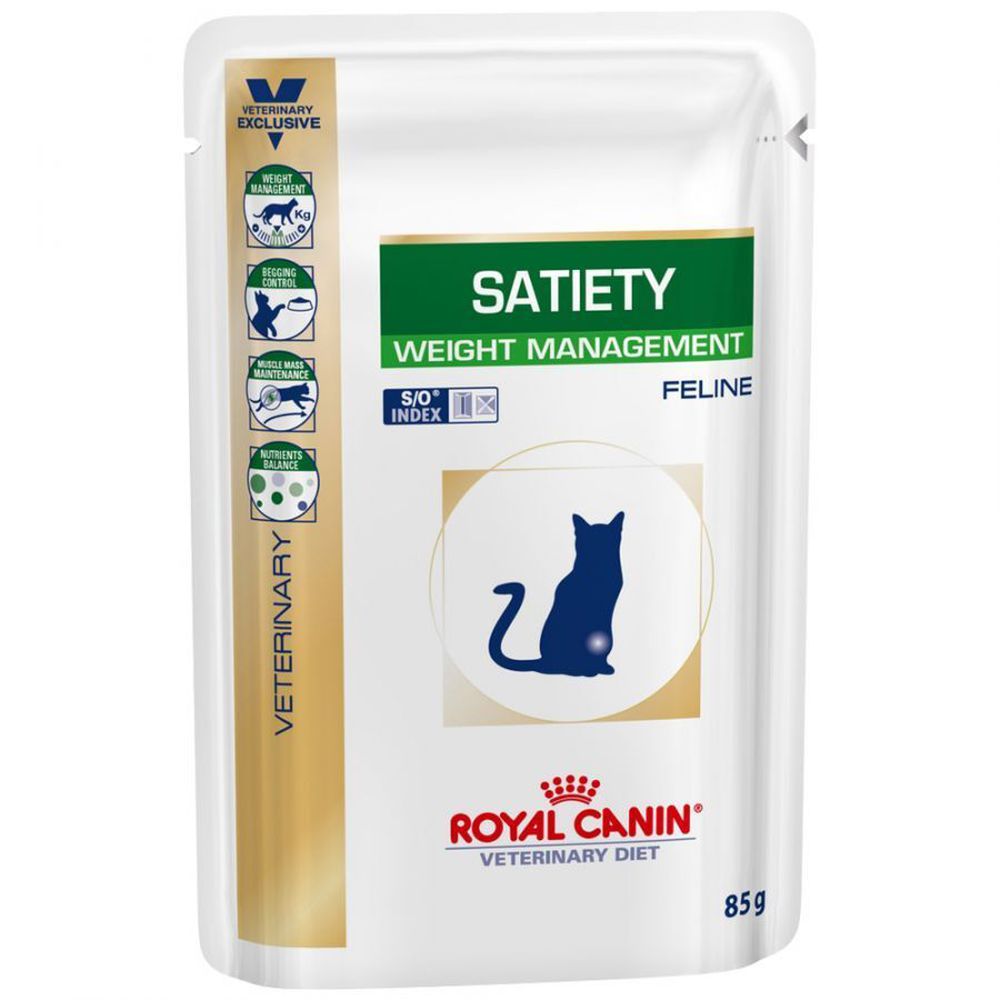 Фото Пауч Royal Canin Satiety Weight Management-30 для кошек с избыточным весом 85 г 