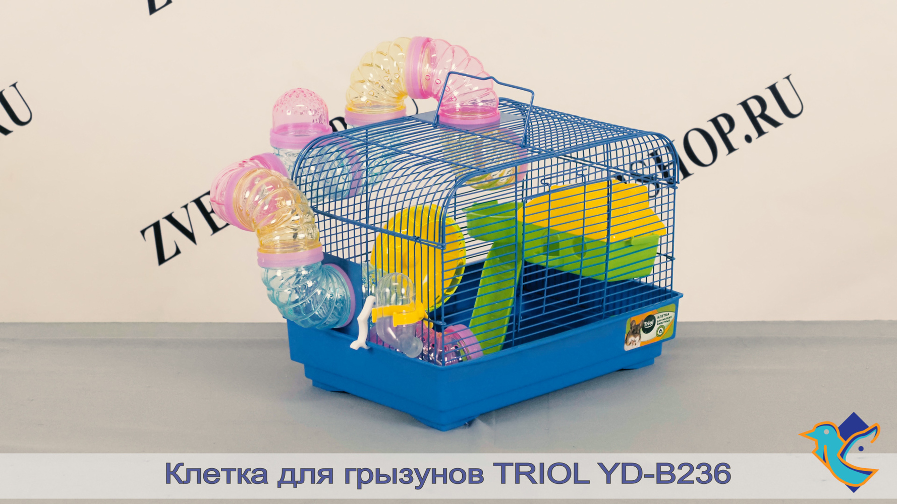 Фото Клетка для грызунов Triol YD-B236 с переходом (33*23*24 см)