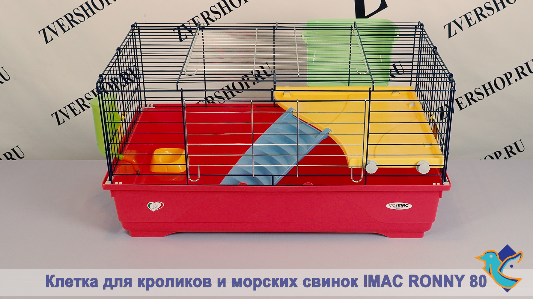 Фото Клетка для кроликов и морских свинок IMAC Ronny 80 (80*48,5*42 см)