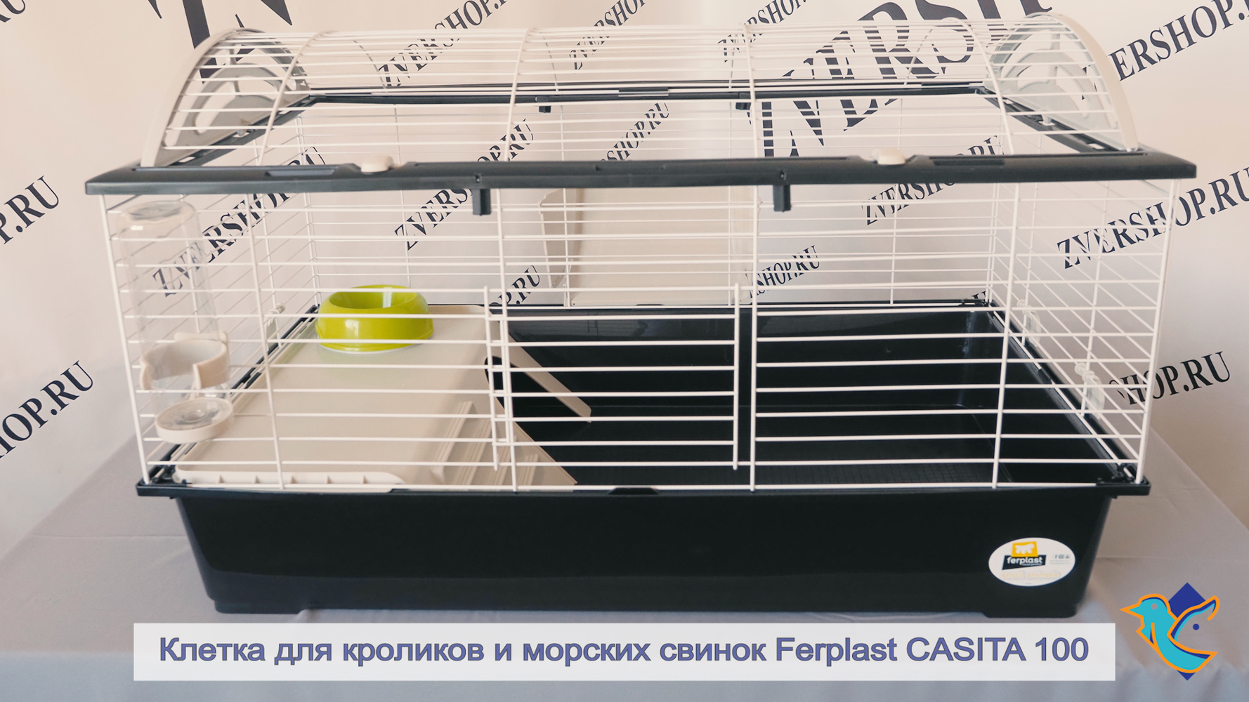 Фото Клетка Ferplast для кроликов и морских свинок Casita 100 (96*57*56 см) 