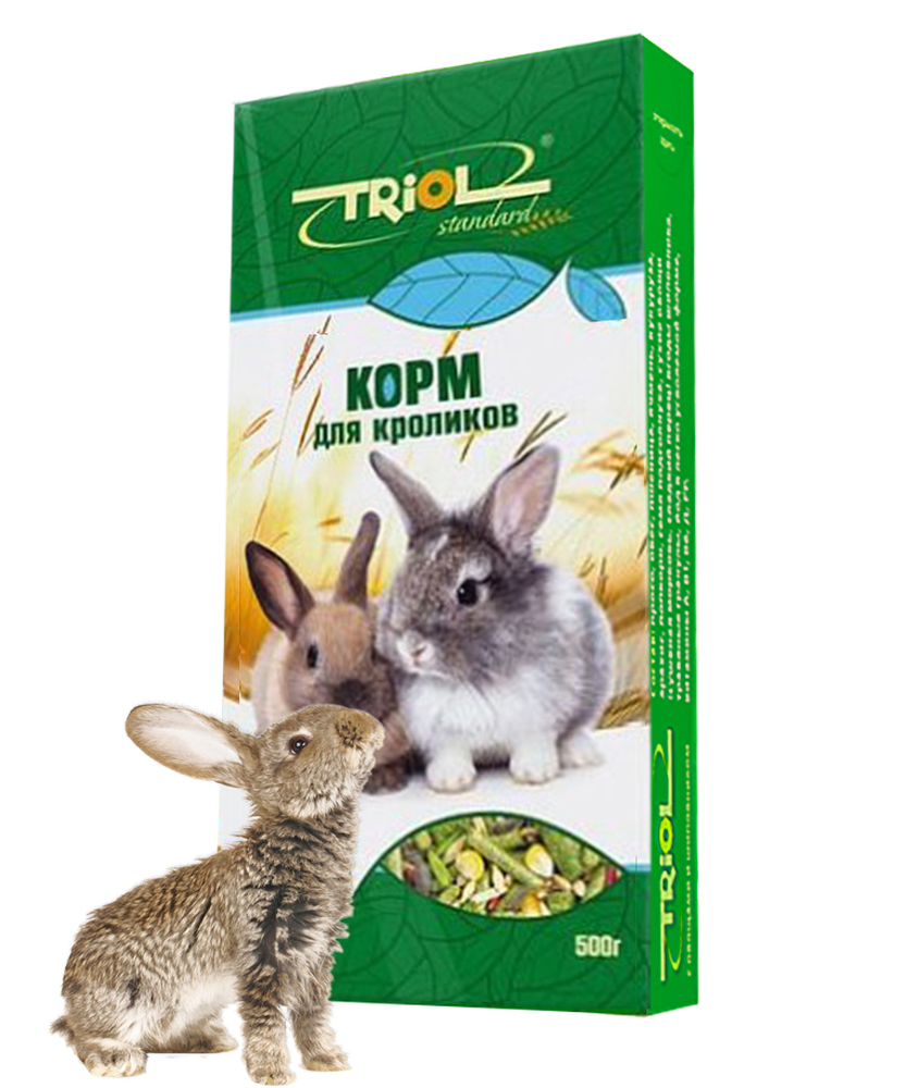 Фото Triol Standard корм для кроликов, 500 гр   
