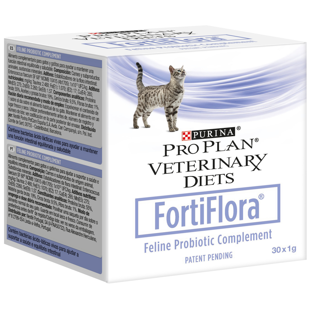 Фото Добавка Pro Plan VD FortiFlora с пробиотиком для поддержания баланса микрофлоры кишечника, 30х1 г 