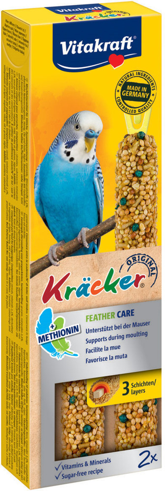 Фото Крекеры для волнистых попугаев Vitakraft "Kracker", при линьке, 2 шт 