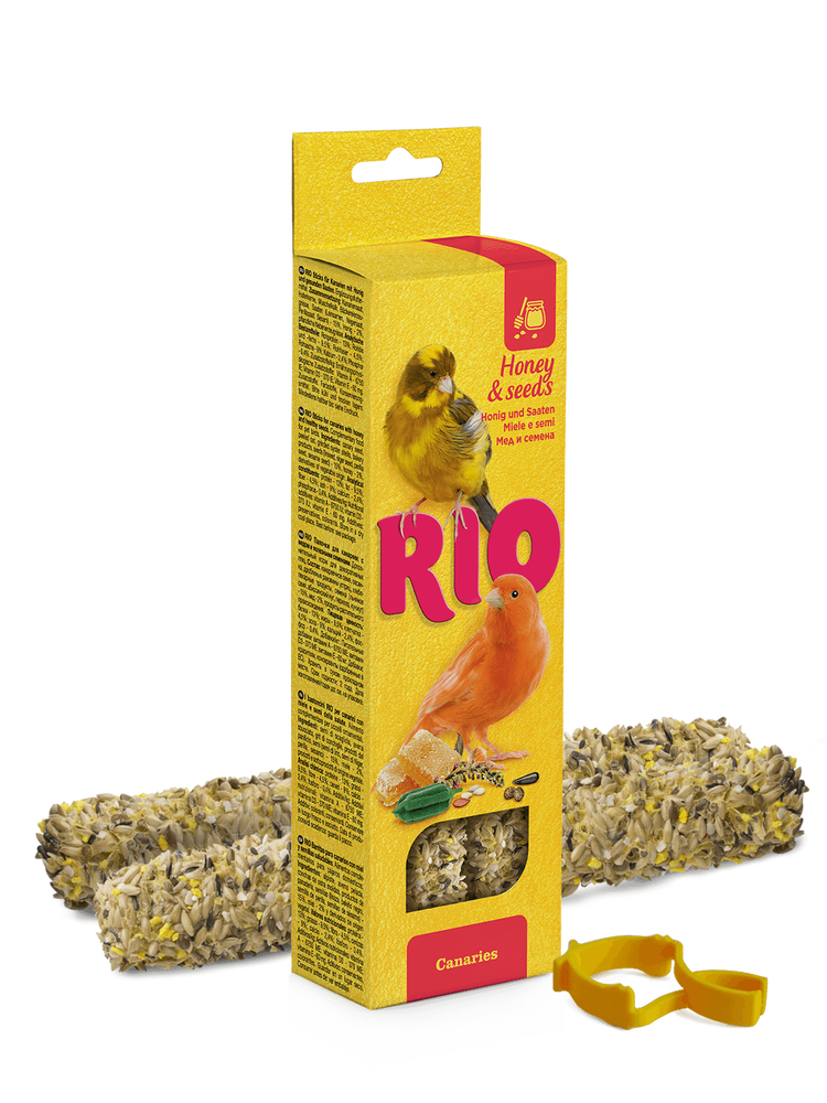 Фото Палочки Rio для канареек с медом и полезными семенами 2*40 г 