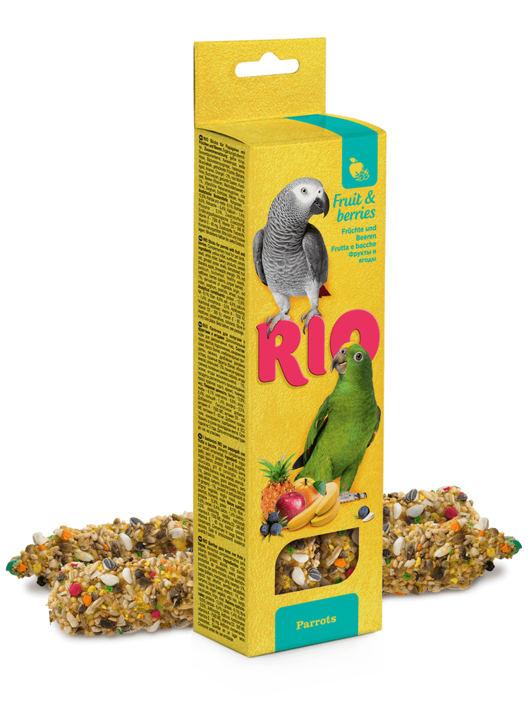Фото Палочки Rio для крупных попугаев с фруктами и ягодами 2*90 г 