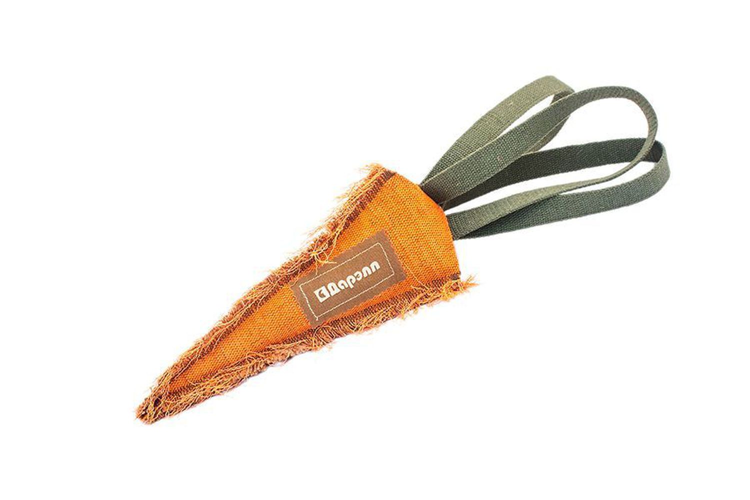 Фото Тягалка-аппорт Дарэлл серии "Ферма", "Морковь" 25 см с тройной ручкой 