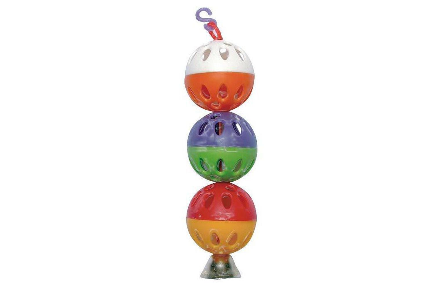 Фото Игрушка Дарэлл для попугая, шарики с колокольчиком