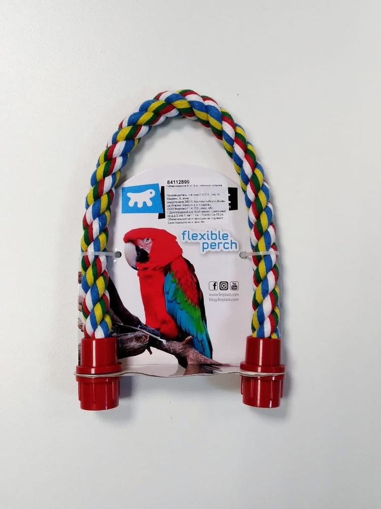 Фото Гибкая жердочка Ferplast из хлопка для попугаев