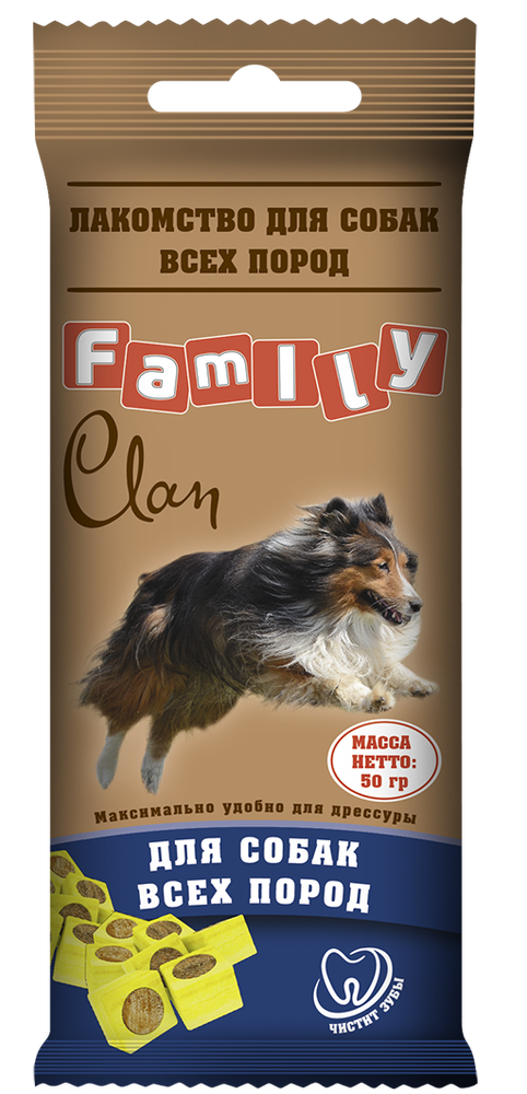 Фото Лакомство Clan Family для собак всех пород №3 50 г 
