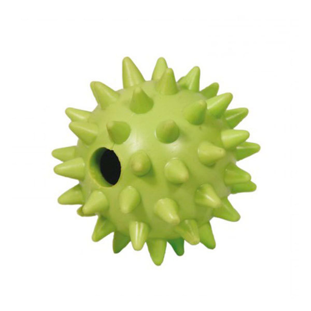Фото BW326 Мяч с большими шипами с отверстием 6 см из ц/литой резины 