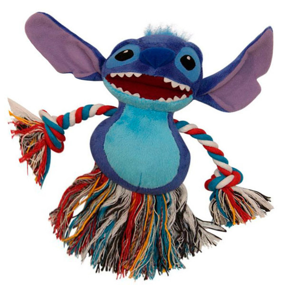 Фото WD1016 Мягкая игрушка с канатом Stitch 15 см 