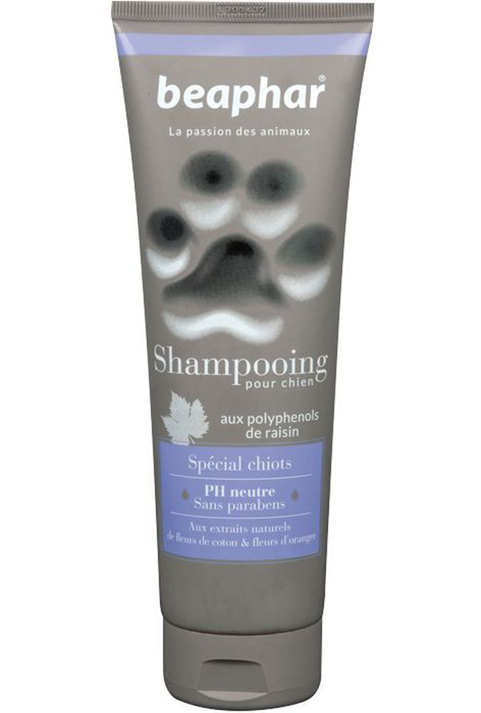 Фото Французский Beaphar премиум-шампунь "Shampooing Special chiots" для щенков с чувствительной кожей, 250 мл 