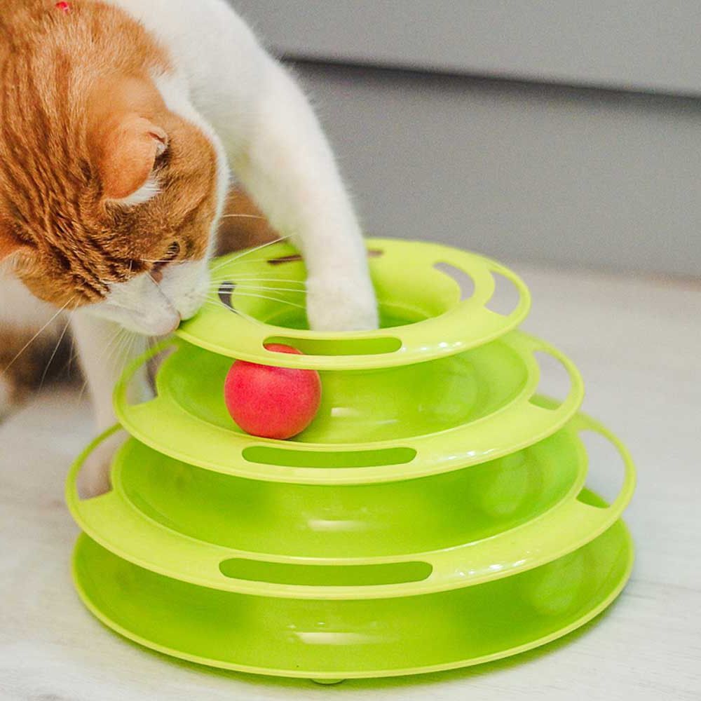Фото Интерактивная игрушка Ferplast Twister для кошек 24,5*24,5*13 см 