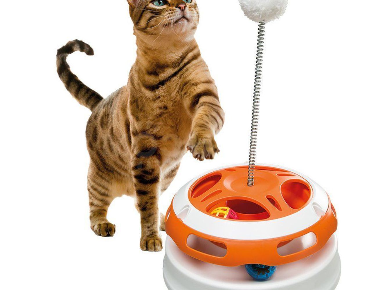 Фото Интерактивная игрушка Ferplast Vertigo для кошек 24*24*36,5 см 