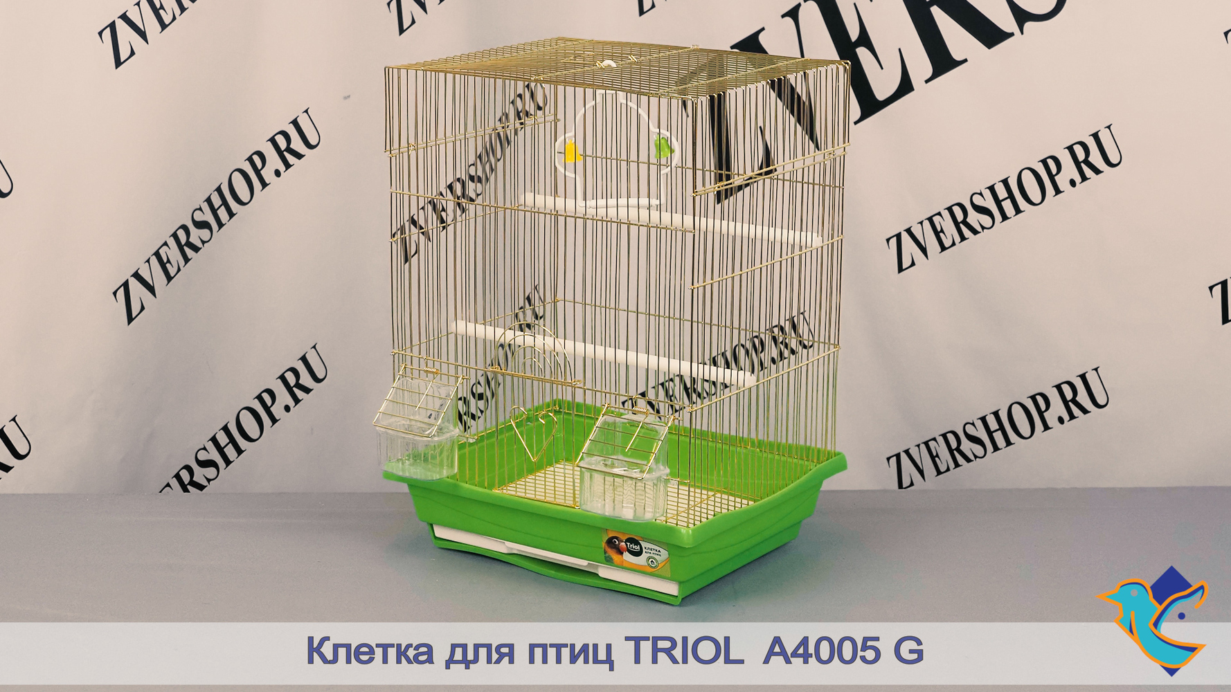 Фото Клетка Triol для птиц A4005G (35*28*46 см) 