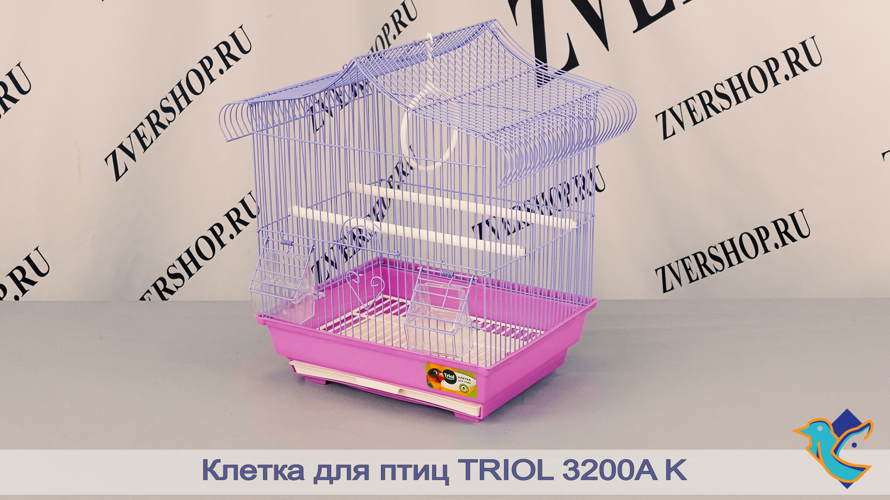 Фото Клетка Triol для птиц 3200A K (34,5*28*50 см) 