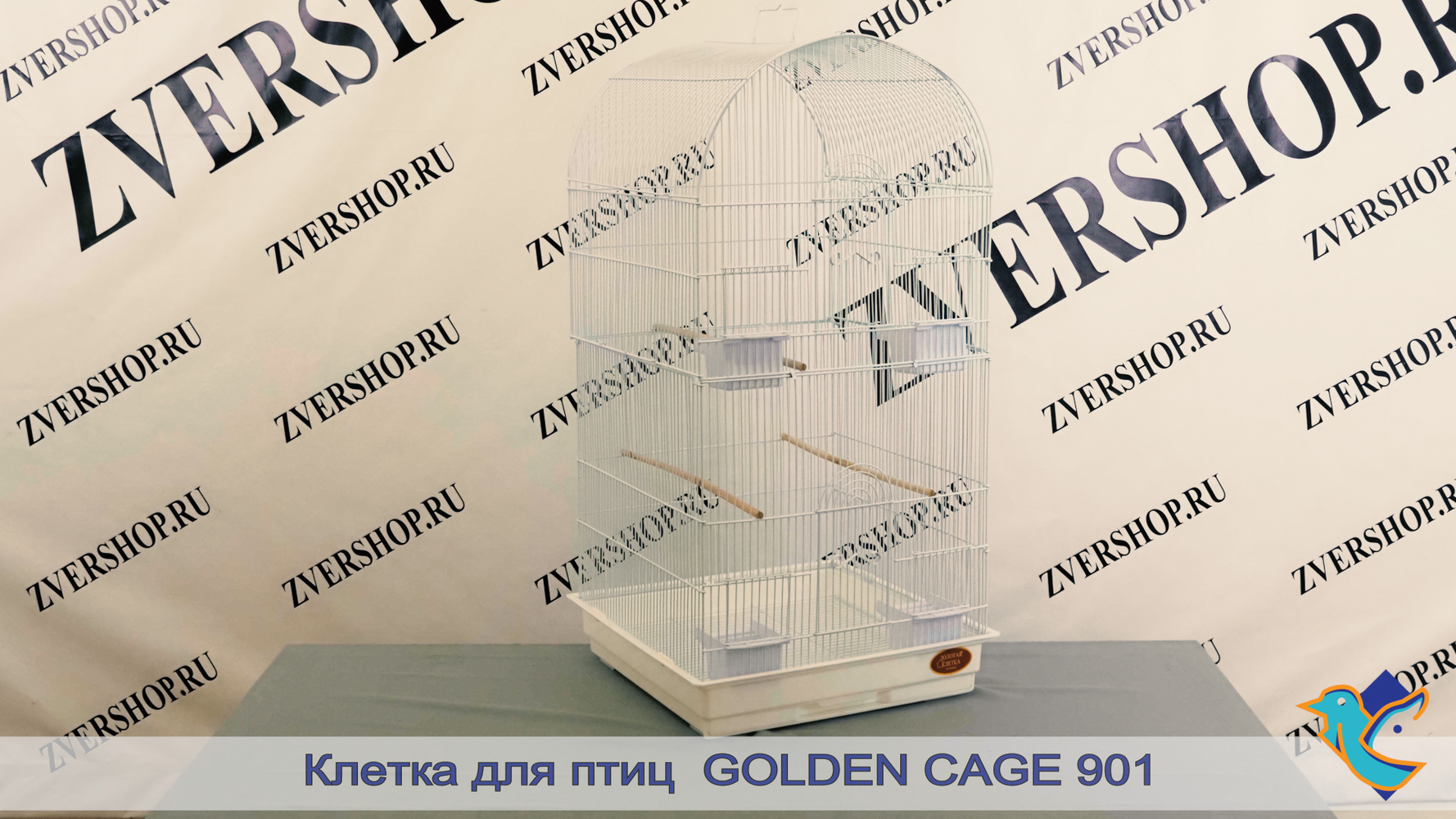 Фото Клетка Golden cage для птиц 901 (47*47*92 см)