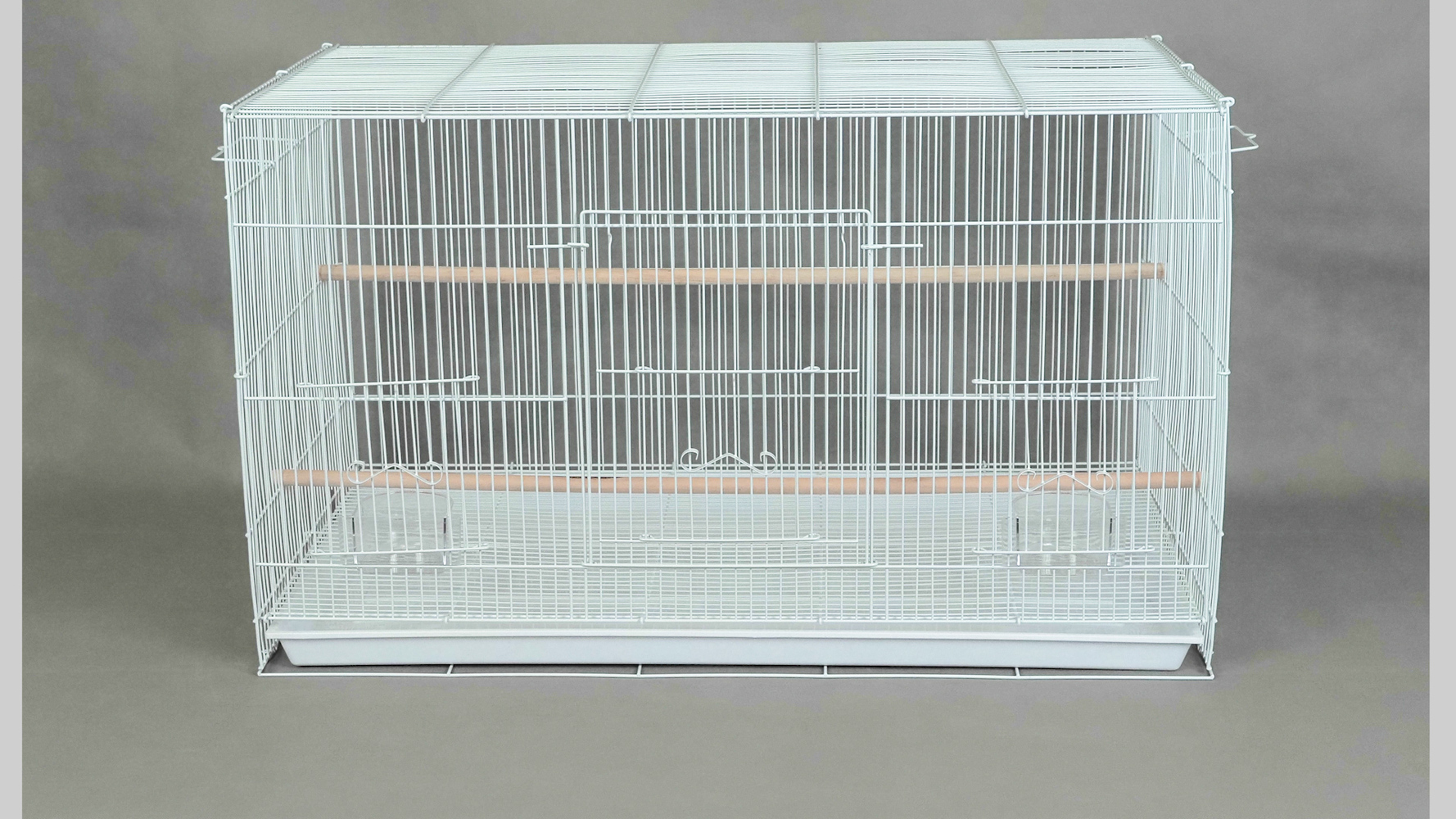 Фото Клетка Golden cage для птиц 610D белая (76*46*45 см) 