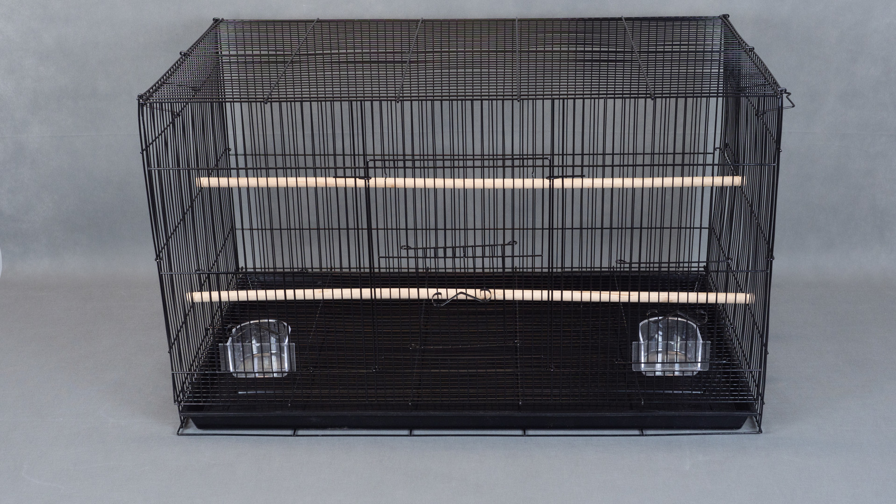 Фото Клетка Golden cage для птиц 610D черная (76*46*45 см) 