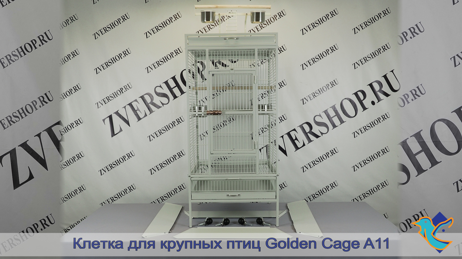 Фото Вольер Golden cage для крупных птиц A11, 82*77,4*164 см 