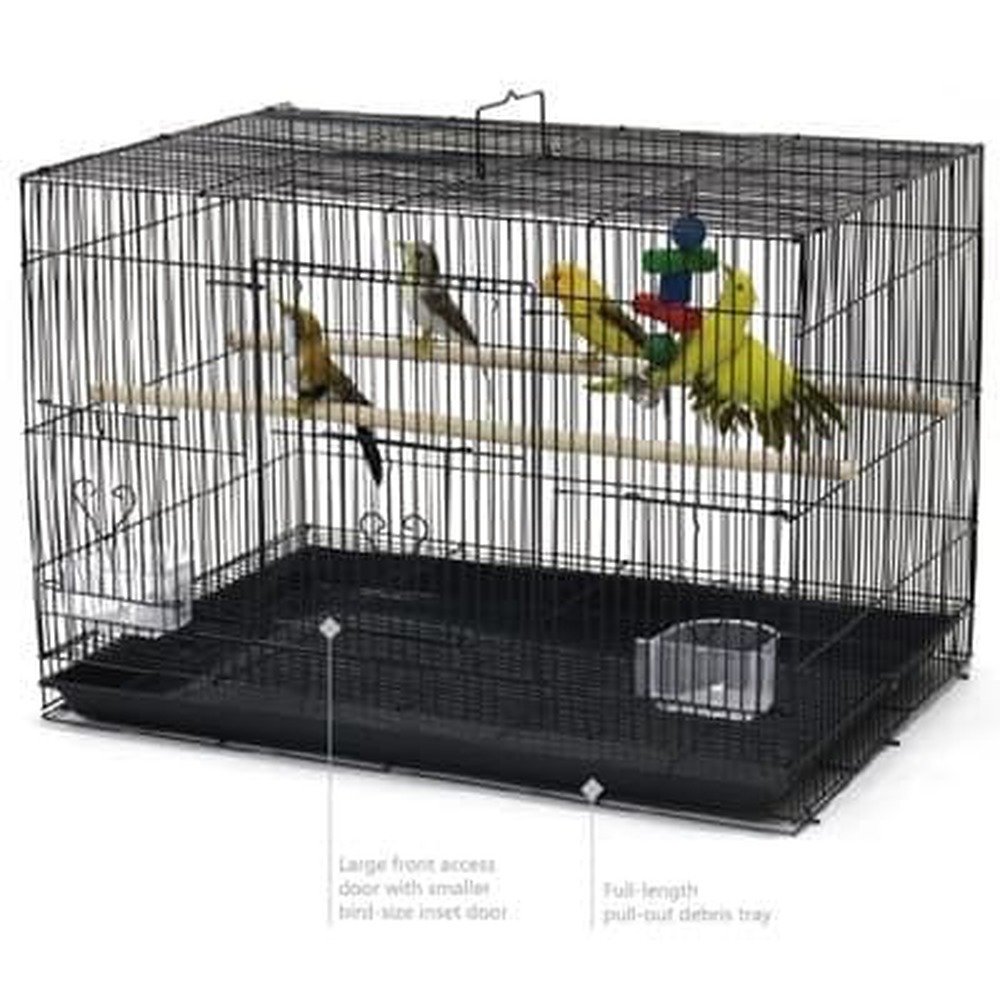 Фото Клетка-пролетка Golden cage для птиц 601 эмаль, 60*42*41 см 