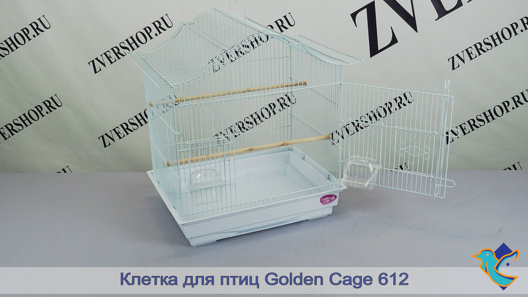 Фото Клетка Golden cage для птиц 612 эмаль 47*36*55 см 