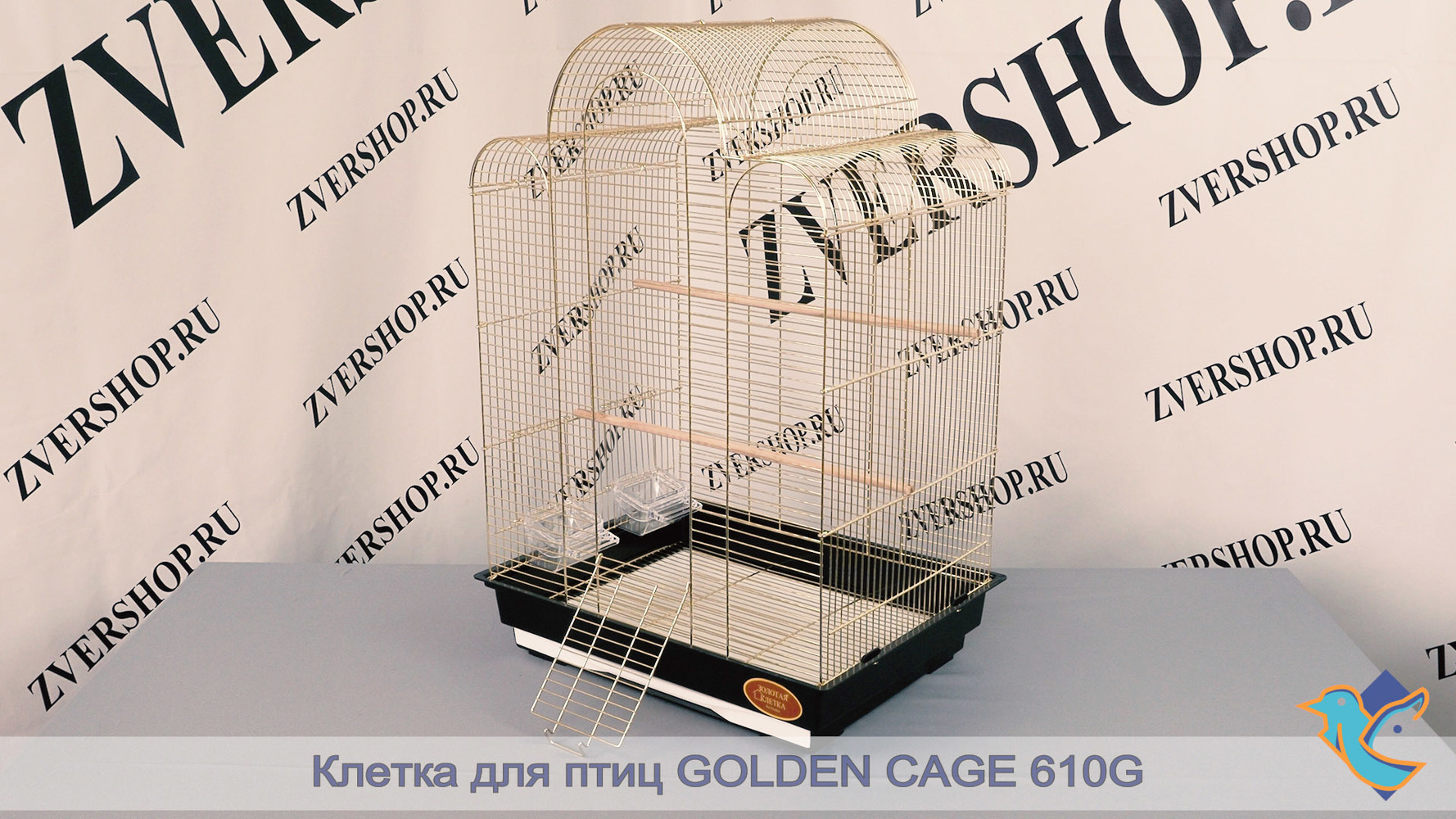Фото Клетка Golden cage для птиц 610G (48*36*69 см) 