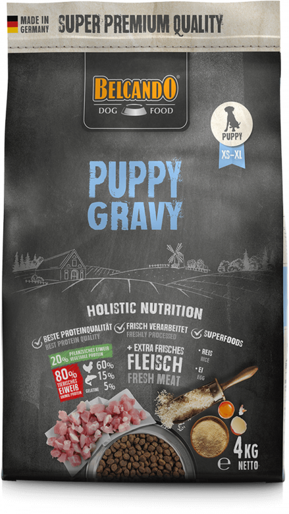 Фото Сухой корм Belcando Puppy Gravy для собак 4 кг 