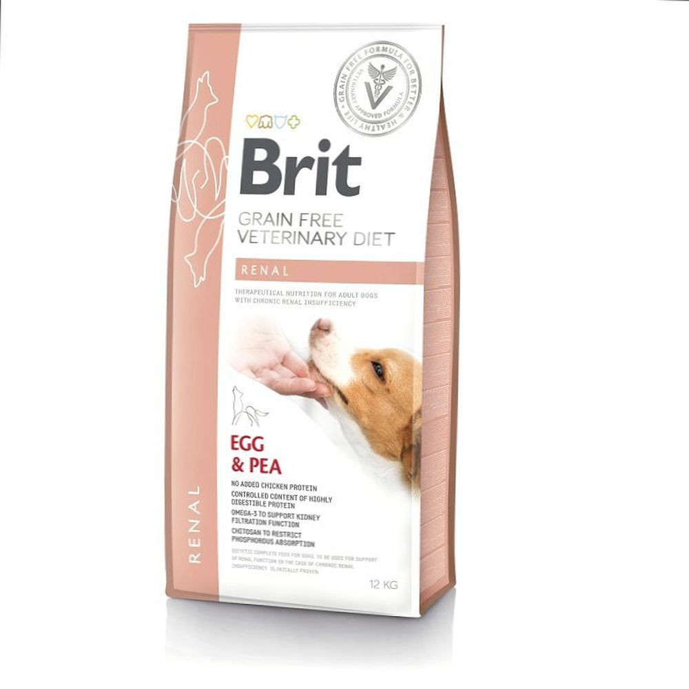 Фото Brit Veterinary Diet Dog Grain Free Renal беззерновая диета при хронической почечной недостаточности 