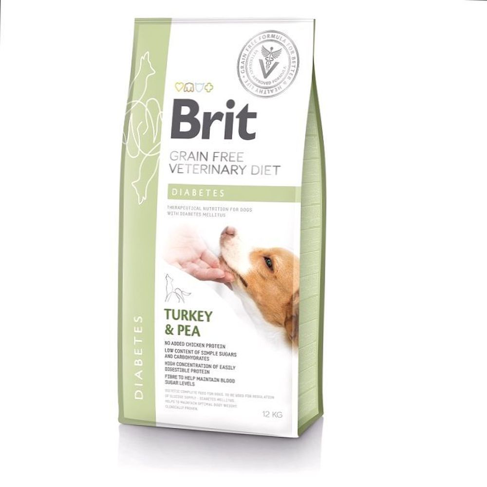 Фото Brit Veterinary Diet Dog Grain Free Diabetes беззерновая диета при диабете  