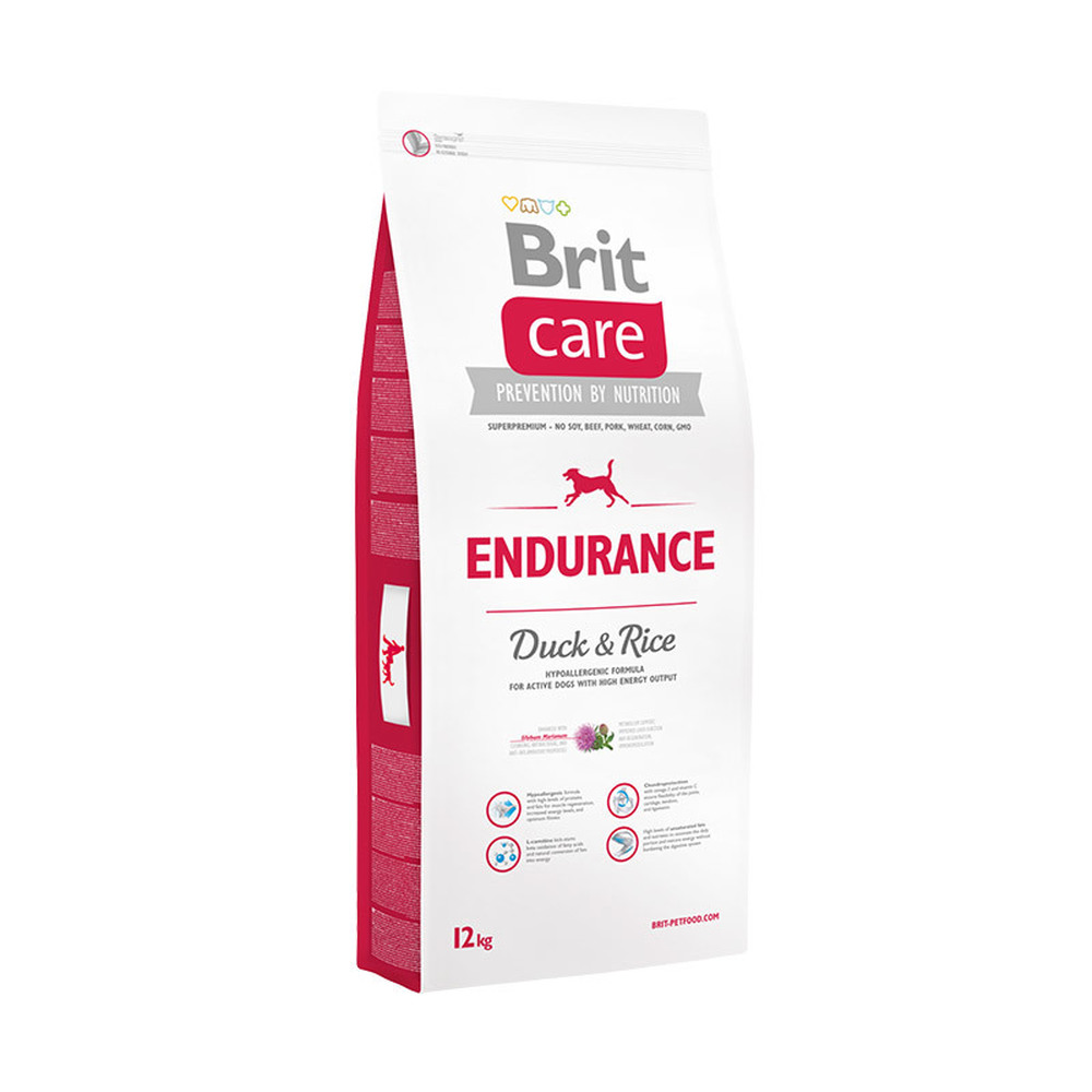 Фото Brit Care Endurance для активных собак, утка с рисом 