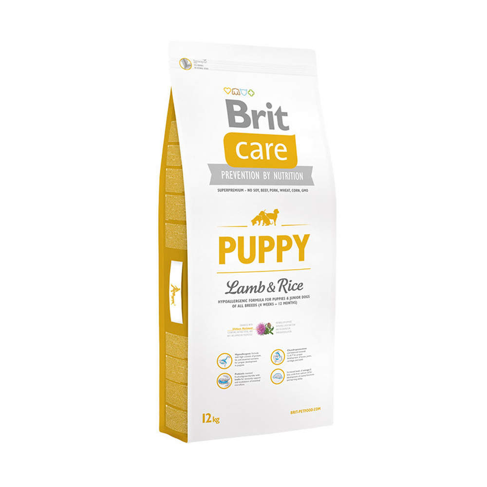 Фото Brit Care Puppy All Breed для щенков всех пород, ягнёнок с рисом 