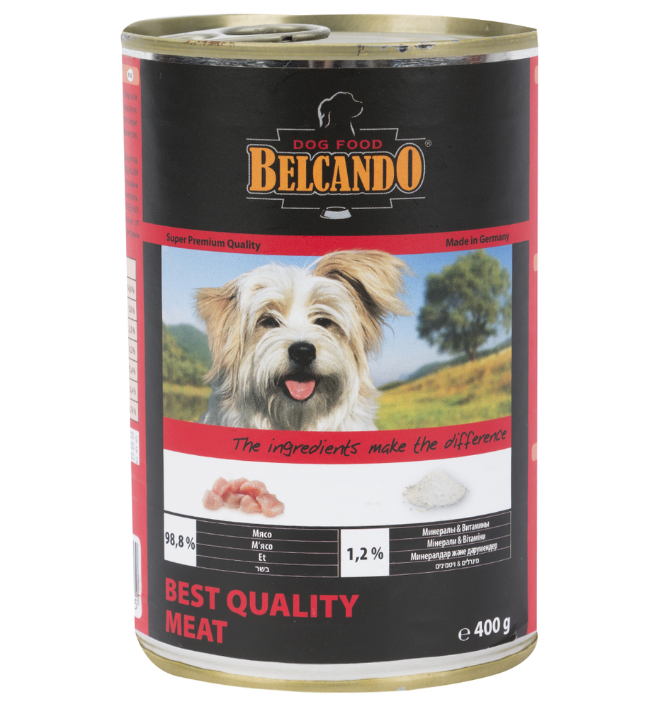 Фото Консервы Belcando Super Premium Best Quality Meat отборное мясо для собак 