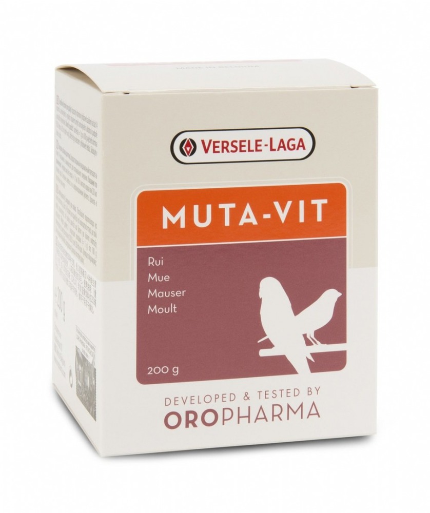 Фото Cмесь Versele-Laga "Oropharma" для оперения с витаминами "Muta-Vit" 200 г 
