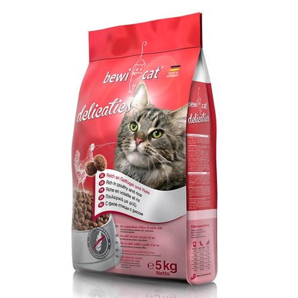 Купить сухой корм Bewi Cat Delicaties для кошек по низкой цене с доставкой  по Санкт-Петербургу и ЛО.