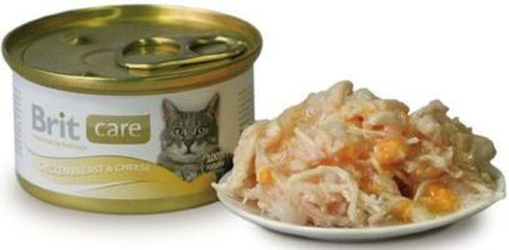 Фото Консервы Brit Super Care куринная грудка с сыром для кошек, 80 г 