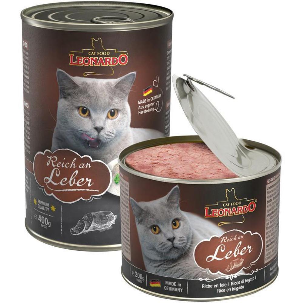 Фото Консервы Leonardo Quality Selection Rich In Liver c печенью для кошек 
