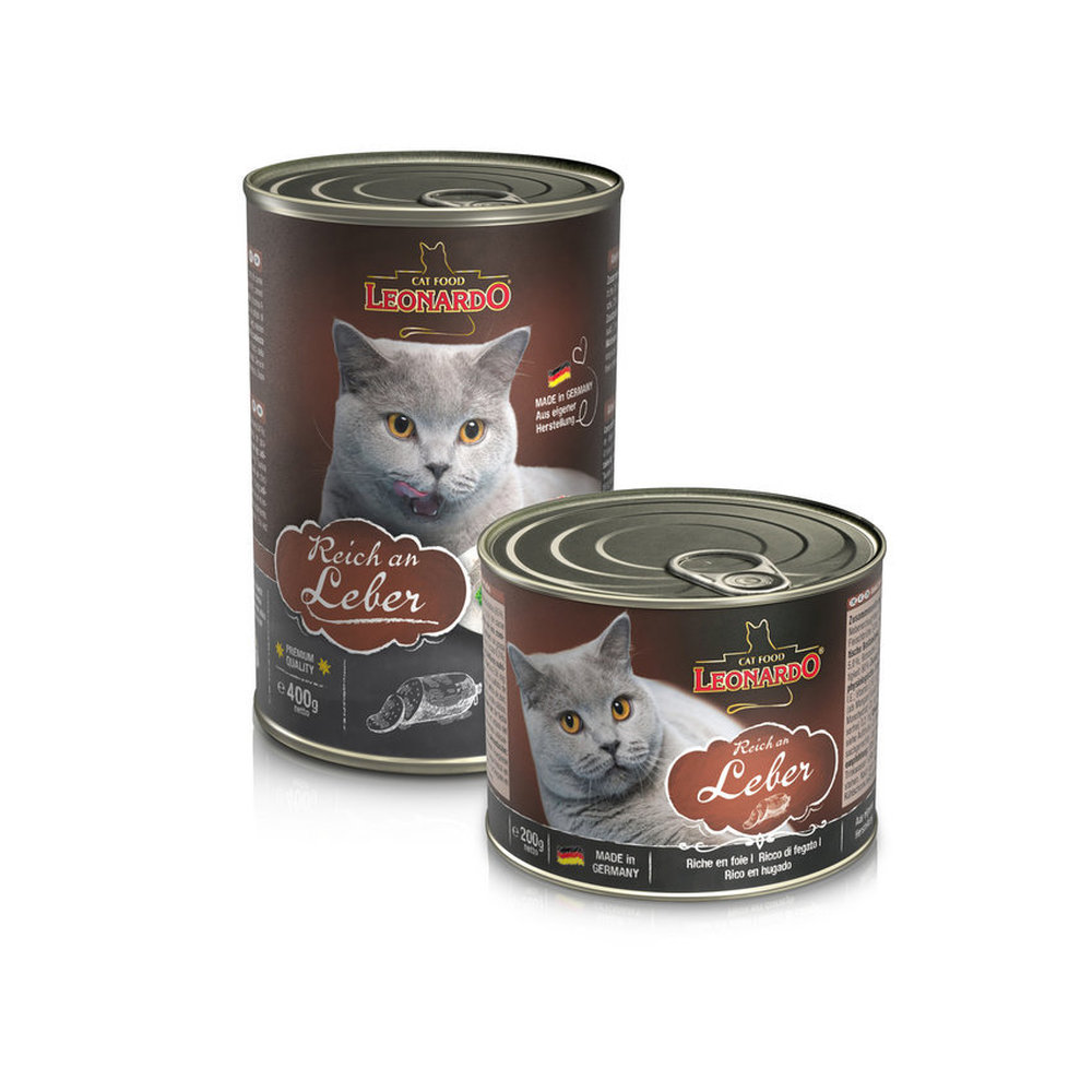 Фото Консервы Leonardo Quality Selection Rich In Liver c печенью для кошек 