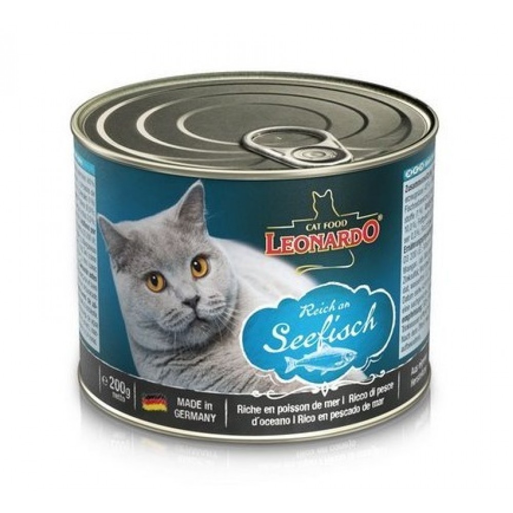 Фото Консервы Leonardo Quality Selection Rich In Fish c рыбой для кошек 