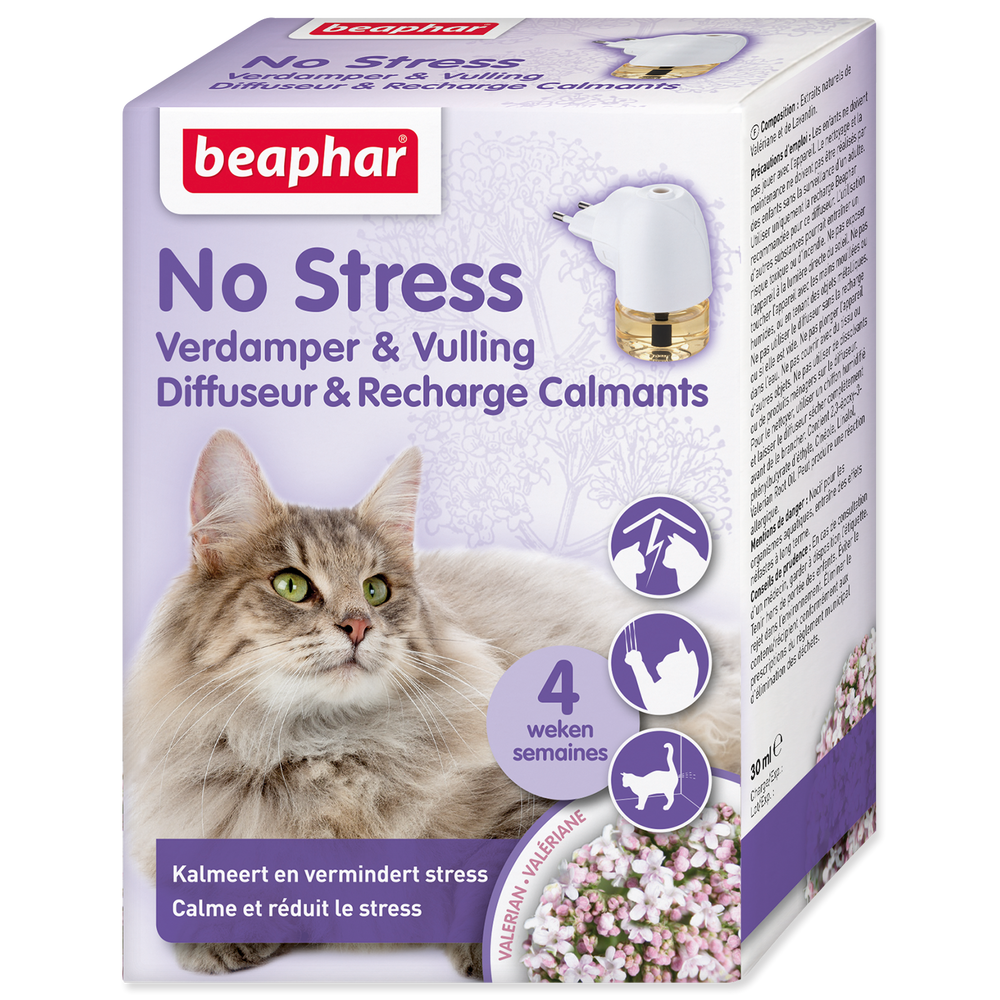 Фото Набор Beaphar No Stress: диффузор со сменным блоком для кошек 30 мл 