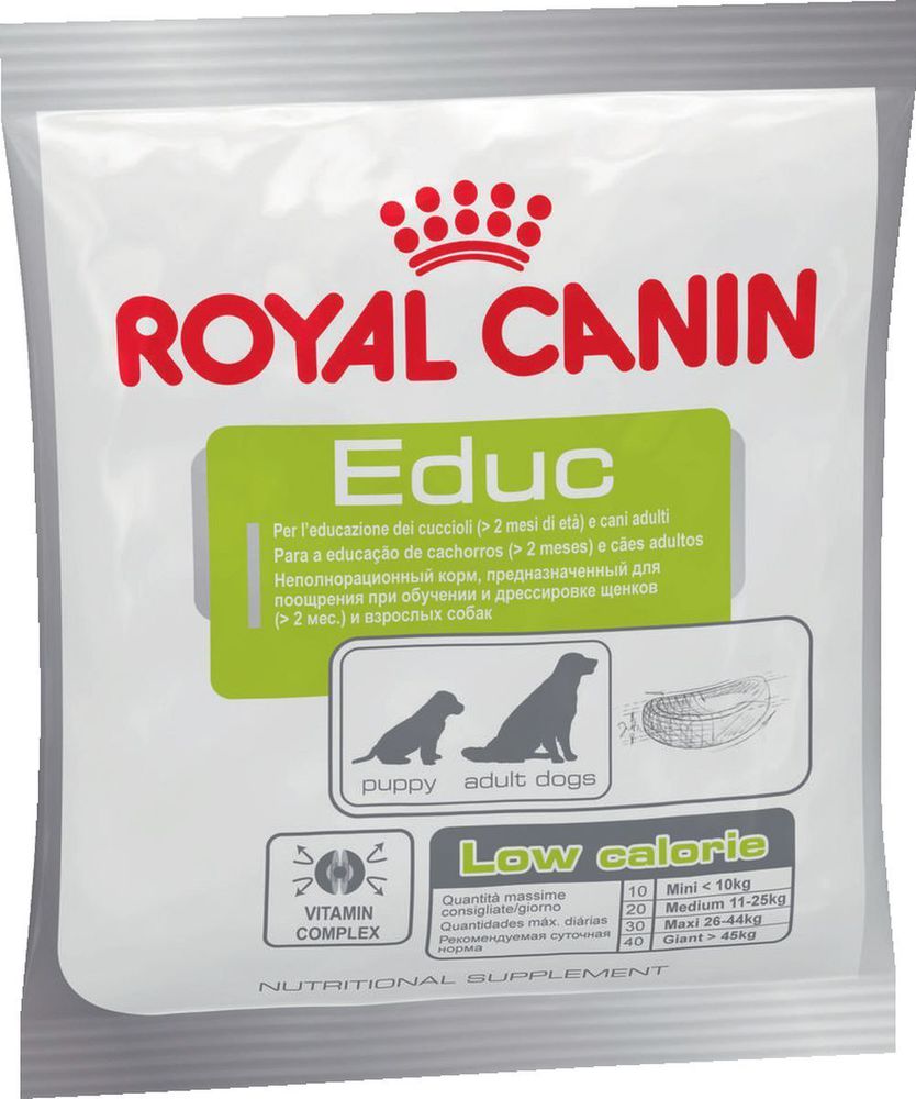 Фото Лакомство Royal Canin "Educ" для дрессировки с 2 месяцев, 50 г 