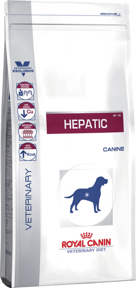 Фото Сухой корм Royal Canin "Hepatic HF 16" при заболеваниях печени 